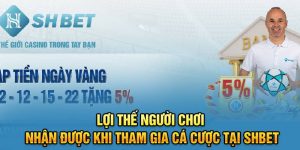 Lợi thế người chơi nhận được khi tham gia cá cược tại SHBET